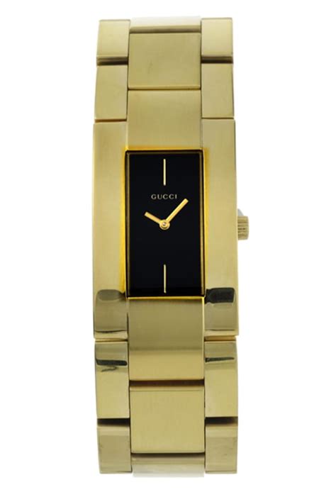 gucci 4600m watch|Gucci 4600M Watch Men's Rectangle Black 24mm Quartz .